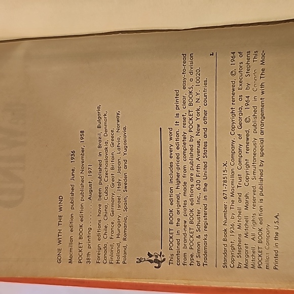 Gone with the wind vintage book - Picture 5 of 5